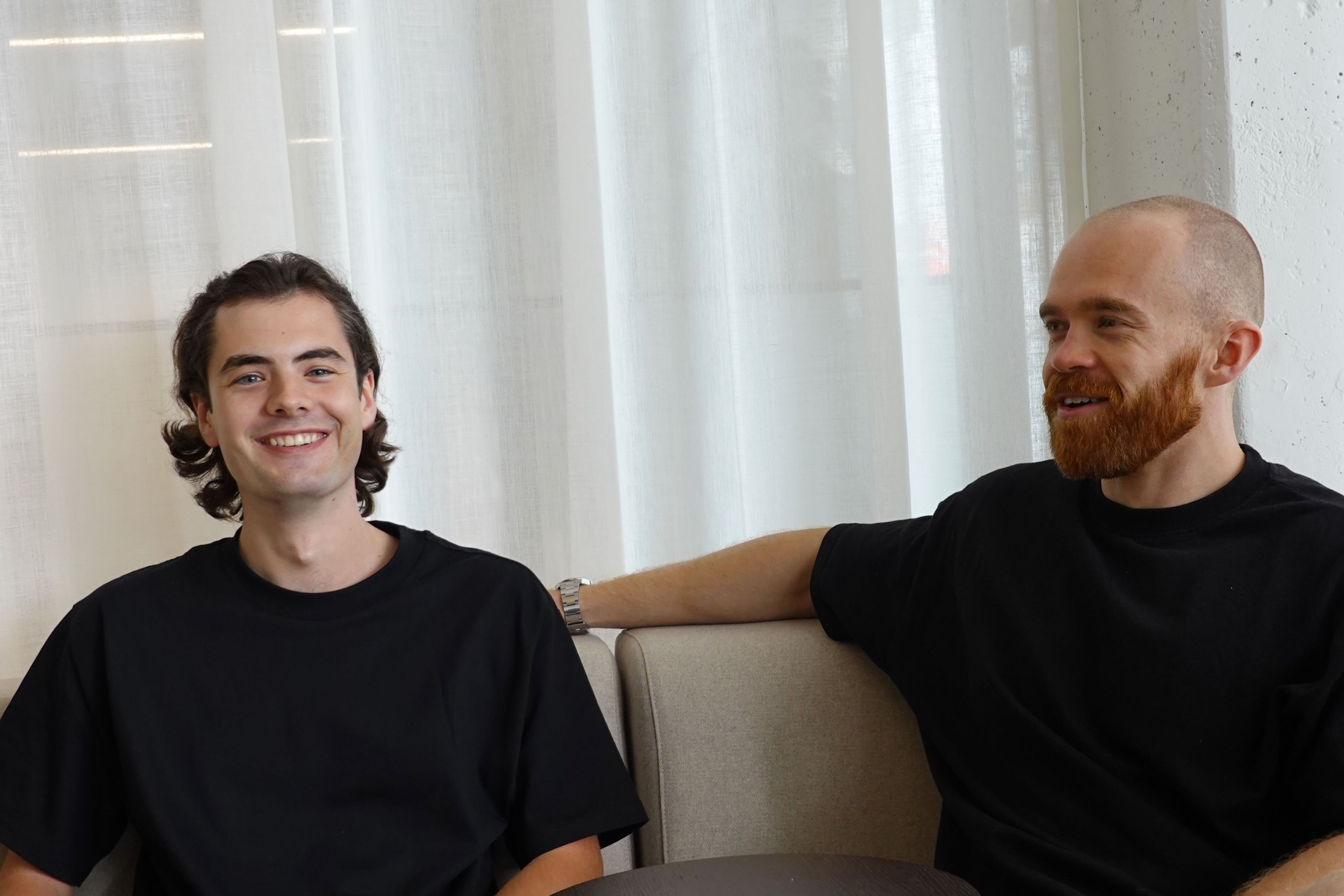 The Sence team together in the studio